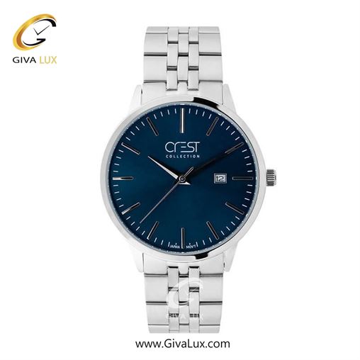 ساعت مچی اورجینال مردانه کرست | Crest  نقره ای | نقره ای| نقره ای| کد رفرنس Crest 6705-1 6705-4G.jpg