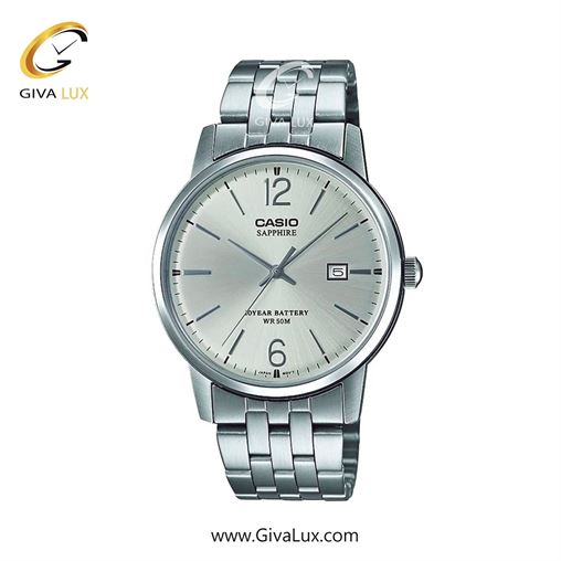 ساعت مچی اورجینال مردانه کاسیو Casio نقره ای | نقره ای| نقره ای| کد رفرنس MTS-110D-7AVDF