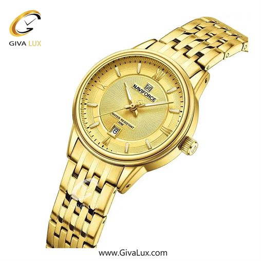 ساعت مچی زنانه تک موتوره بند استیل طلایی ناوی فورس(نیوی فورس) NF8040 G/G/G 690_GGG.jpg