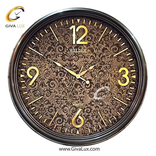 ساعت دیواری اورجینال ولدر PVC کروم| کد رفرنس 7010