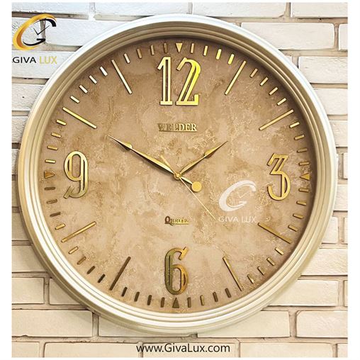 ساعت دیواری اورجینال ولدر PVC سفید| کد رفرنس 7018