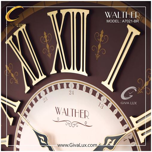 ساعت دیواری اورجینال والتر چوب قهوه ای| کد رفرنس 7021BR 7021-BR-1.jpg