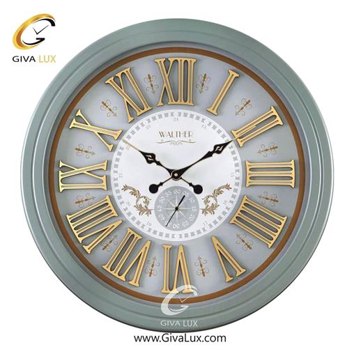 ساعت دیواری اورجینال والتر چوب طوسی| کد رفرنس 7021GR 7021-GR.jpg