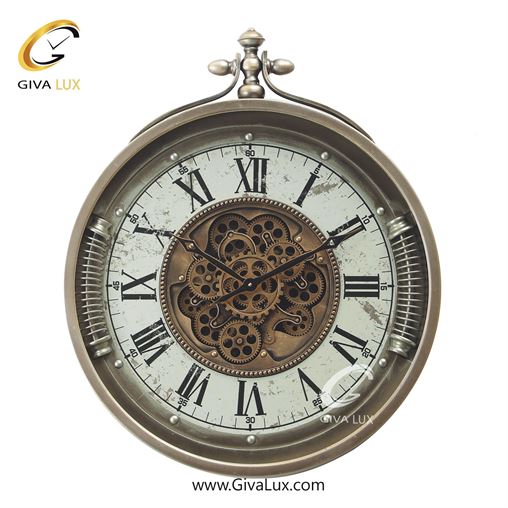 ساعت دیواری اورجینال والتر آلیاژ فلزی-چوب مشکی| کد رفرنس 7112 7113.jpg