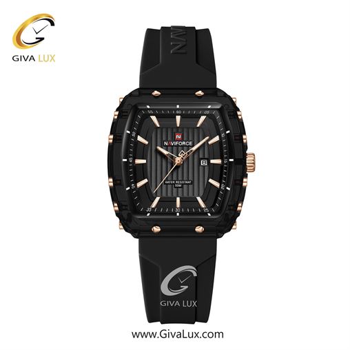 ساعت مچی اورجینال زنانه ناوی فورس|Naviforce|نوی فورس|نیوی فورس مشکی | مشکی| مشکی| کد رفرنس NF7124 B/RG/B