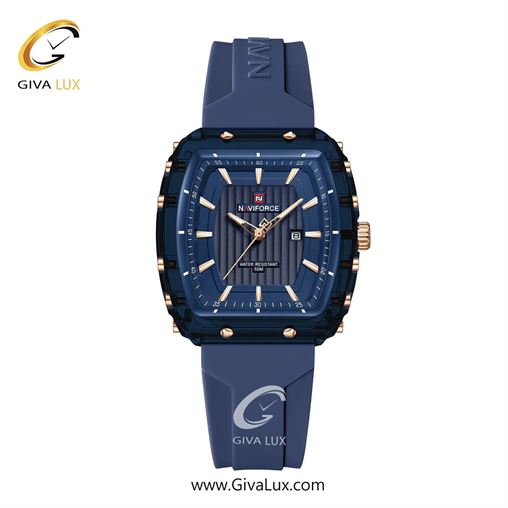 ساعت مچی اورجینال زنانه ناوی فورس|Naviforce|نوی فورس|نیوی فورس سرمه ای | سرمه ای| سرمه ای| کد رفرنس NF7124 BE/BE/BE