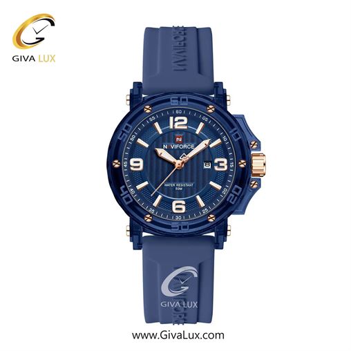 ساعت مچی اورجینال زنانه ناوی فورس|Naviforce|نوی فورس|نیوی فورس سرمه ای | سرمه ای| سرمه ای| کد رفرنس NF7125 BE/BE/BE