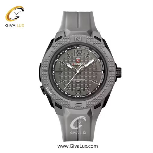 ساعت مچی اورجینال مردانه ناوی فورس|Naviforce|نوی فورس|نیوی فورس طوسی | طوسی| طوسی| کد رفرنس NF7126 B.GY/B.GY