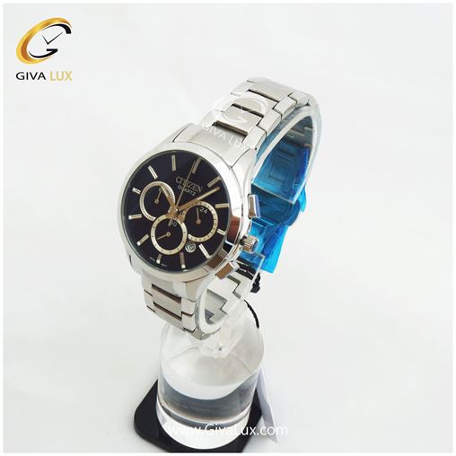 ساعت زنانه سه موتوره کرنوگراف سیتی زن  بندفلزی 