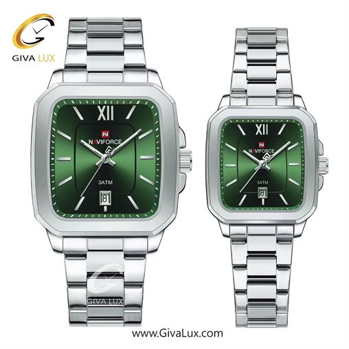 ساعت مچی اورجینال ست ناوی فورس|Naviforce|نوی فورس|نیوی فورس نقره ای | نقره ای| مشکی| کد رفرنس NF9239 S/B/S 735_NF9239-SGNS.jpg