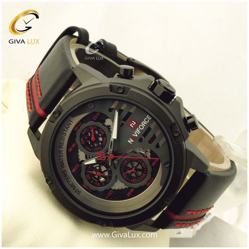 پک ساعت مردانه سه موتوره فول تایم ناوی فورس با بند اضافه مدل NF9110 73_55698.jpg