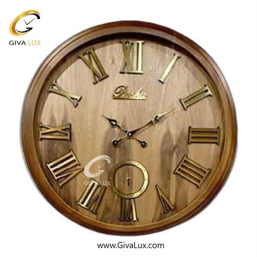 ساعت دیواری اورجینال پاشا چوب قهوه ای| کد رفرنس 751