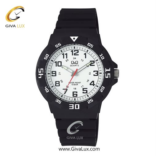 ساعت مچی اورجینال مردانه کیو اند کیو Q&Q مشکی | مشکی| سفید| کد رفرنس VR18J003Y