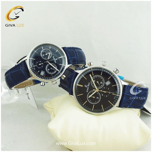 ست ساعت مچی بند چرمی سه موتوره آلبرت ترایس مدل AT20261	