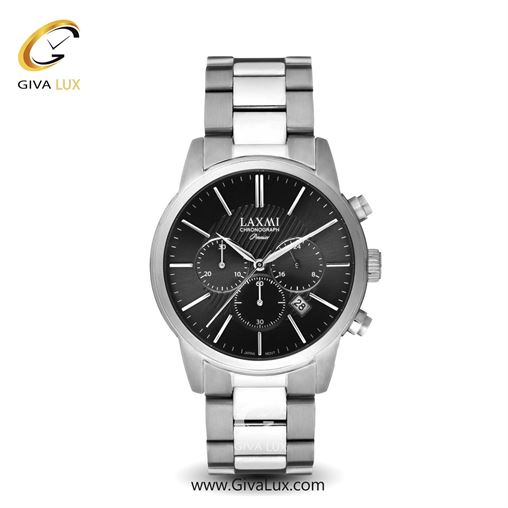 ساعت مچی اورجینال مردانه لاکسمی | LAXMI سه موتوره کرنوگراف نقره ای | نقره ای| نقره ای| کد رفرنس 8017-3 8023-1.jpg