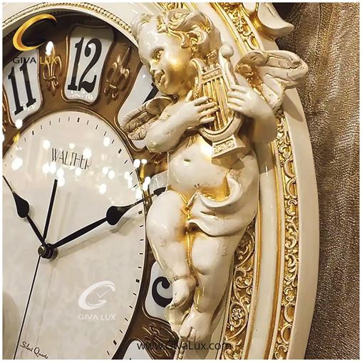 ساعت دیواری اورجینال والتر چوب-آلیاژ فلزی کرم| کد رفرنس 803W 803W-1.jpg