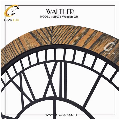 ساعت دیواری اورجینال والتر آلیاژ فلزی-چوب قهوه ای| کد رفرنس 8071WGR 8071-WGR-1.jpg