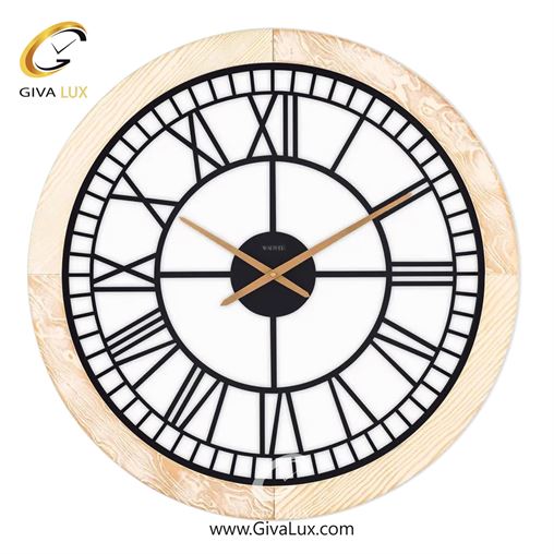 ساعت دیواری اورجینال والتر چوب-آلیاژ فلزی کرم| کد رفرنس 8071WW 8071-WW.jpg