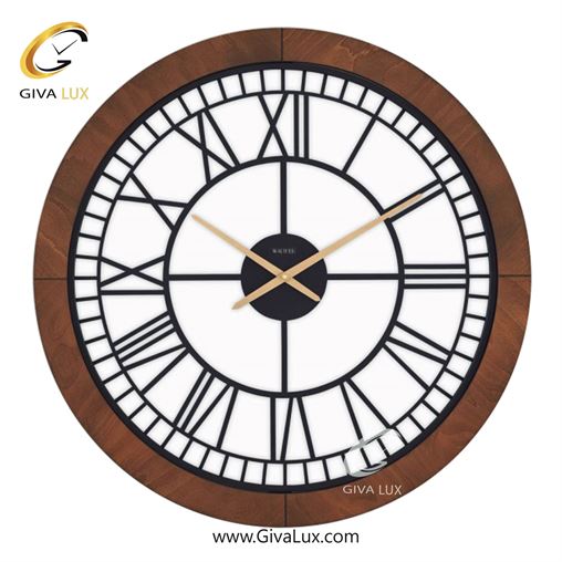 ساعت دیواری اورجینال والتر آلیاژ فلزی-چوب طوسی| کد رفرنس 8071GR 8071BR.jpg