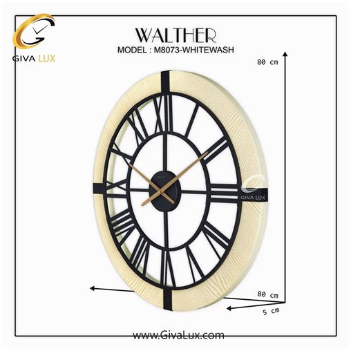 ساعت دیواری اورجینال والتر آلیاژ فلزی-چوب کرم| کد رفرنس 8073WW 8073-WW-2.jpg