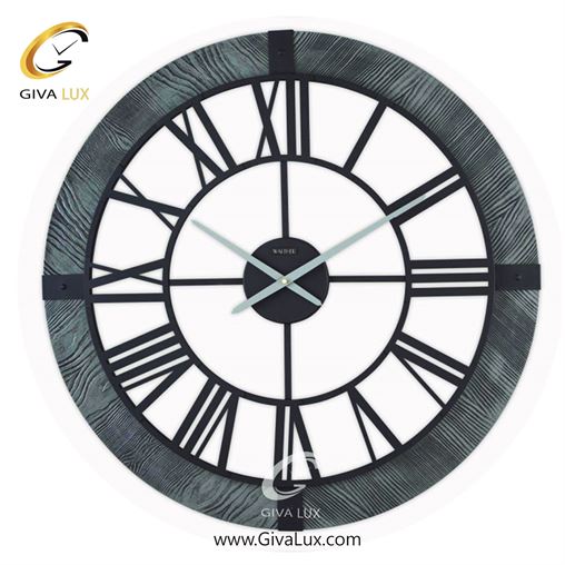 ساعت دیواری اورجینال والتر چوب-آلیاژ فلزی قهوه ای| کد رفرنس 8073WGR 8073GR-BL.jpg