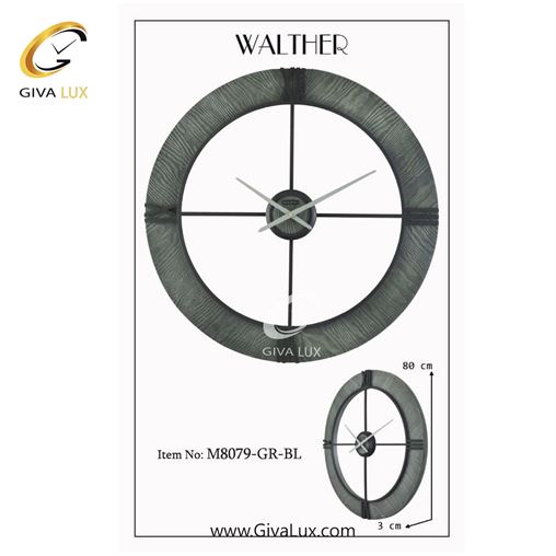 ساعت دیواری اورجینال والتر آلیاژ فلزی-چوب قهوه ای| کد رفرنس 8079BR 8079-GR-BL-1.jpg