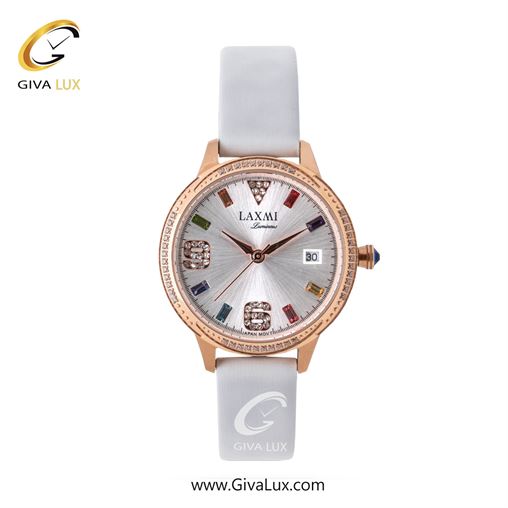 ساعت مچی اورجینال زنانه لاکسمی | LAXMI  رزگلد | صورتی| نقره ای| کد رفرنس 8080-4 8080-5.jpg
