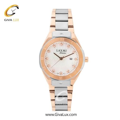 ساعت مچی اورجینال زنانه لاکسمی رزگلد-نقره ای | نقره ای-رزگلد| سفید| کد رفرنس 8140-4