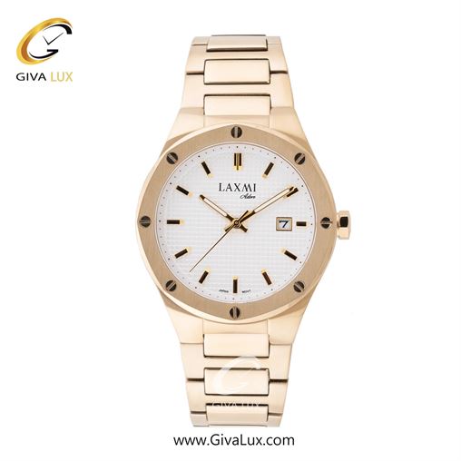 ساعت مچی اورجینال مردانه لاکسمی | LAXMI  رزگلد | رزگلد-نقره ای| سفید| کد رفرنس 8148-1 8148-5G.jpg