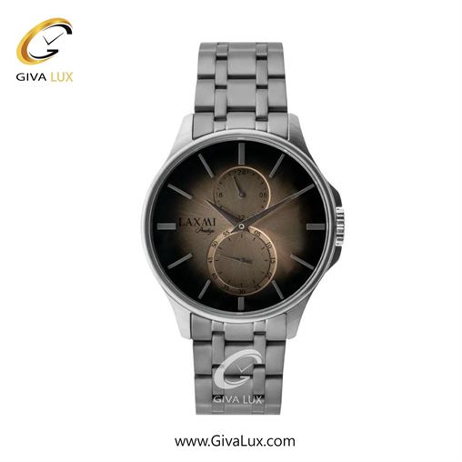 ساعت مچی اورجینال مردانه لاکسمی دو موتوره زیر ثانیه تیتانیوم | تیتانیوم| خاکی| کد رفرنس 5-8149