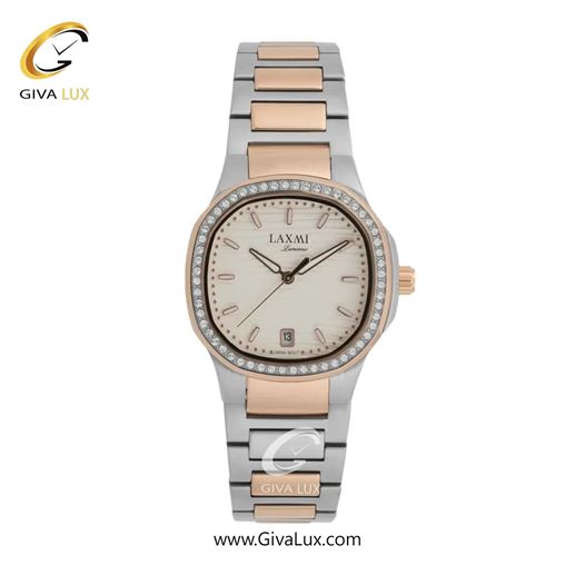 ساعت مچی اورجینال زنانه لاکسمی رزگلد | رزگلد-نقره ای| سفید| کد رفرنس 8170-2