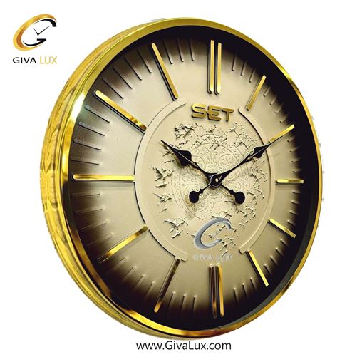 ساعت دیواری آلیاژ فلزی ست عرض قاب 65 سانتیمتر  | طلایی | کد رفرنس 113 827_113-3.jpg