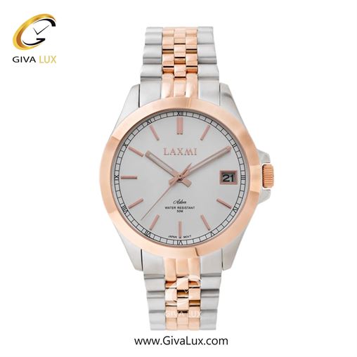 ساعت مچی اورجینال مردانه لاکسمی | LAXMI  رزگلد | نقره ای-رزگلد| نقره ای| کد رفرنس 8506-9 8506-13G.jpg