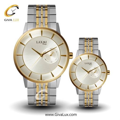 ساعت مچی اورجینال ست لاکسمی | LAXMI طلایی | نقره ای-طلایی| نقره ای| کد رفرنس 8519-16