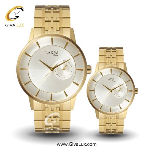 ساعت مچی اورجینال ست لاکسمی | LAXMI  طلایی | نقره ای-طلایی| نقره ای| کد رفرنس 8519-16 8519-17.jpg