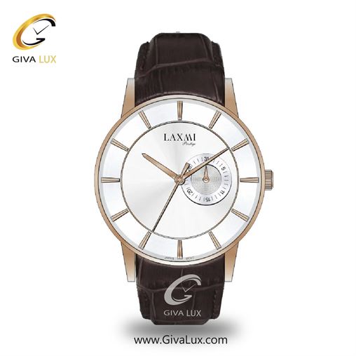 ساعت مچی اورجینال زنانه لاکسمی | LAXMI  رزگلد | قهوه ای| نقره ای| کد رفرنس 8519-6 8519-8L.jpg