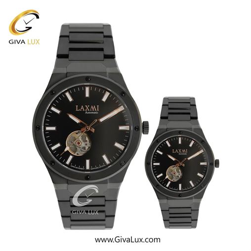 ساعت مچی اورجینال ست لاکسمی مشکی | مشکی| مشکی| کد رفرنس زنانه: 8569-7L، مردانه:8569-7G