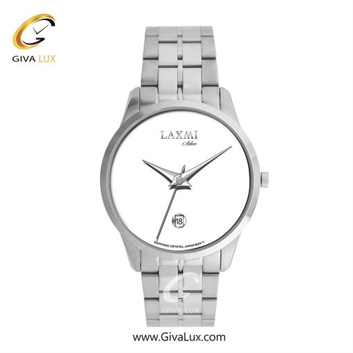 ساعت مچی اورجینال مردانه لاکسمی | LAXMI  نقره ای | نقره ای| سرمه ای| کد رفرنس 8572-6 8572-13G.jpg