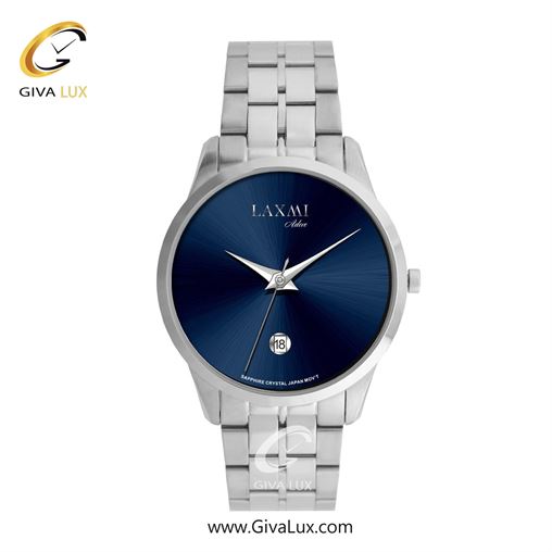 ساعت مچی اورجینال مردانه لاکسمی | LAXMI  نقره ای | نقره ای| سرمه ای| کد رفرنس 8572-6 8572-14G.jpg