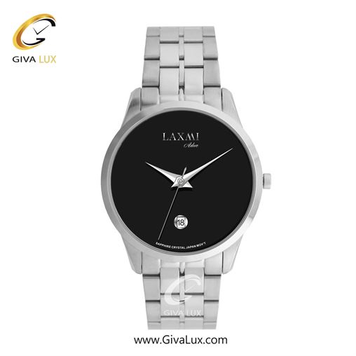 ساعت مچی اورجینال مردانه لاکسمی | LAXMI  نقره ای | نقره ای| مشکی| کد رفرنس 8572-4 8572-8G.jpg