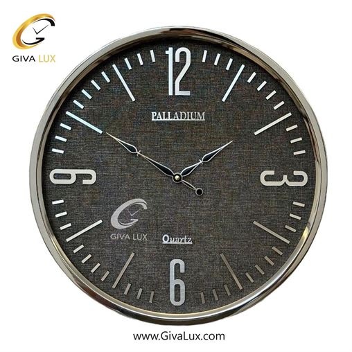 ساعت دیواری اورجینال پالادیوم آلیاژ فلزی نقره ای| کد رفرنس X100