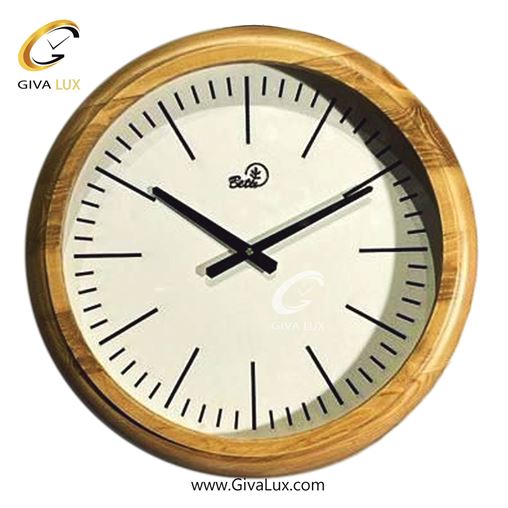 ساعت دیواری اورجینال بتیس چوب گردویی| کد رفرنس 4530