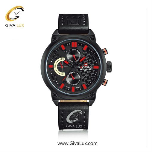 پک ساعت مچی مردانه فول تایم بند حصیری استیل مدل NF9068M 875_9068BBR.jpg