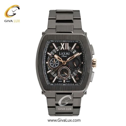 ساعت مچی اورجینال مردانه لاکسمی دو زمانه تیتانیوم | تیتانیوم| مشکی| کد رفرنس 3-8818