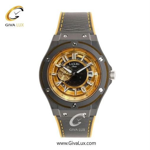 ساعت مچی اورجینال مردانه لاکسمی تیتانیوم | تیتانیوم| طلایی| کد رفرنس 8819-5