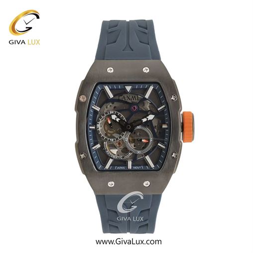 ساعت مچی اورجینال مردانه لاکسمی دو موتوره زیر ثانیه تیتانیوم | سرمه ای| دودی|تیتانیوم| کد رفرنس 8820-1