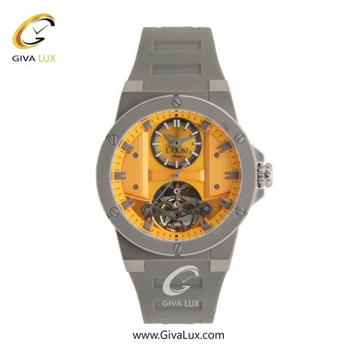 ساعت مچی اورجینال مردانه لاکسمی طوسی | طوسی| زرد| کد رفرنس 8821-4