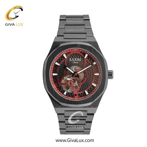 ساعت مچی اورجینال مردانه لاکسمی تیتانیوم | تیتانیوم| مشکی-زرشکی| کد رفرنس 3-8823