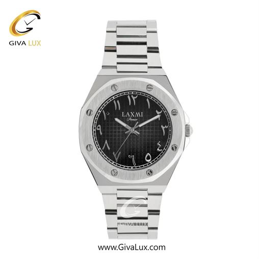 ساعت مچی اورجینال مردانه لاکسمی نقره ای | نقره ای| مشکی| کد رفرنس 1-8827