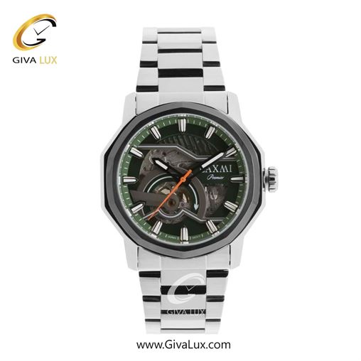 ساعت مچی اورجینال مردانه لاکسمی نقره ای-تیتانیوم | نقره ای| سبز یشمی تیره| کد رفرنس 4-8829